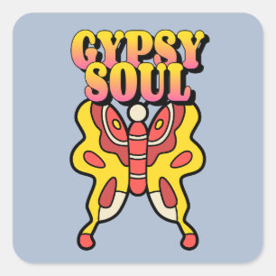 GYPSY SOUL BUTTERFLY stickers