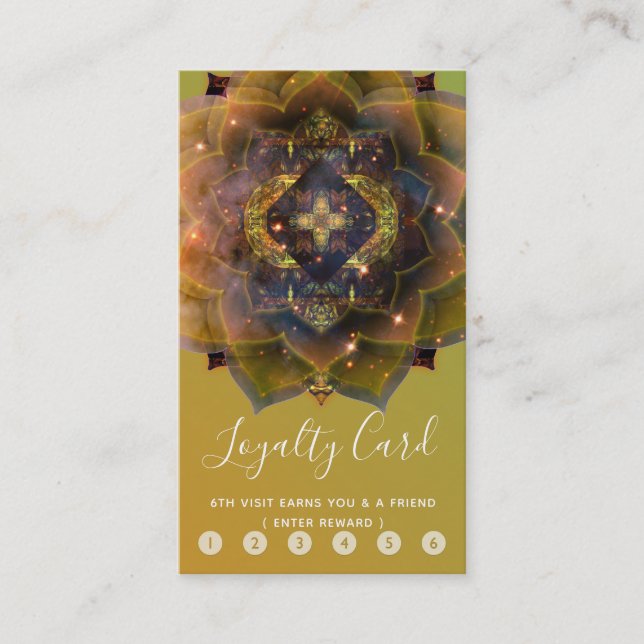 Gypsy Soul Mandala Loyalty Card (Front)
