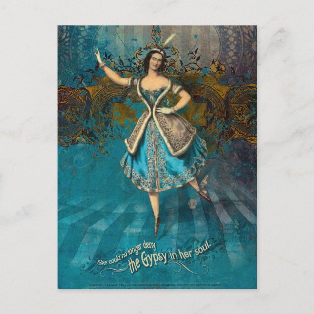 Gypsy Soul Postcard (Front)