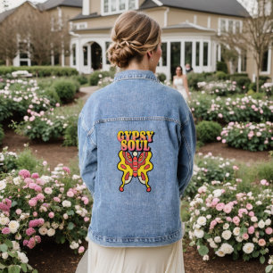 GYPSY SOUL VINTAGE BUTTERFLY Denim Jacket