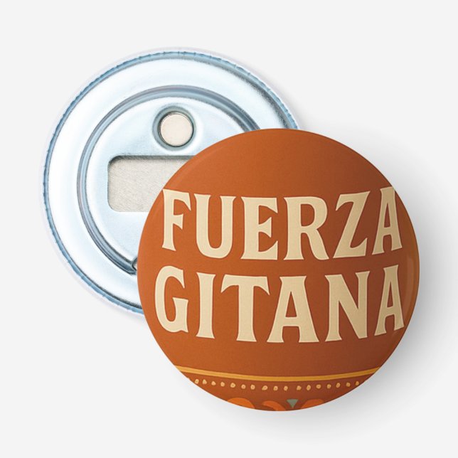 "Gypsy Strength" Bottles - Gypsy Root Edition Bottle Opener (Front)
