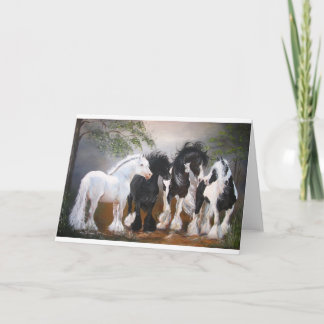 Gypsy Vanner Greeting Card