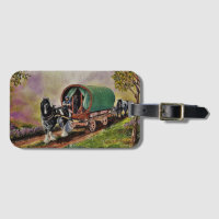 Gypsy Vanner horse Irish Caravan wagon