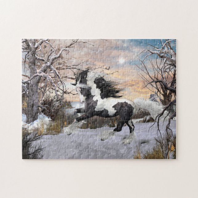 Gypsy Vanner Horse Puzzle (Horizontal)
