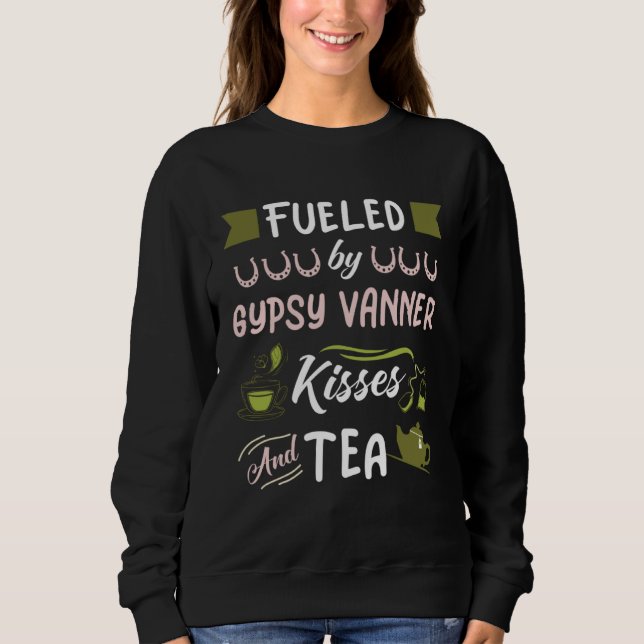 Gypsy Vanner Mom Tea Sweatshirt (Front)