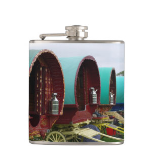Gypsy wagons hip flask