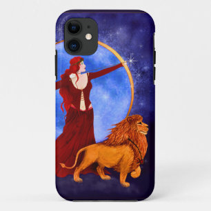 Gypsy Witch Fantasy Goddess Art Nouveau iPhone 11 Case