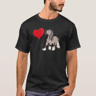 Gypsy With Heart Balloon Valentines Day Love Boys T-Shirt