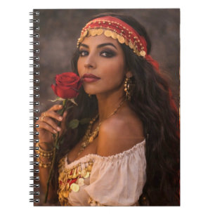 gypsy woman spiral notebook