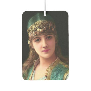 Gypsy woman victorian elegant harem bellydancer car air freshener