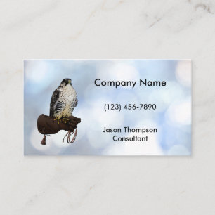 Gyrfalcon on Glove Business Card