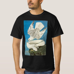 Gyrfalcons, aka Gerfalcons by John James Audubon T-Shirt