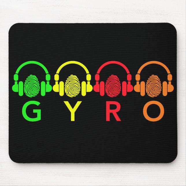 GYRO Magnet Mouse Pad (Front)