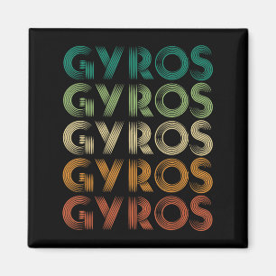 Gyros Greece Greek Foot Malaka Magnet