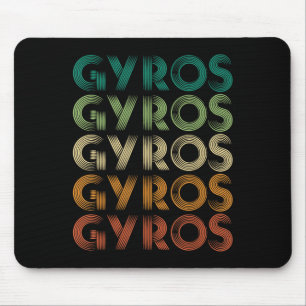 Gyros Greece Greek Foot Malaka  Mouse Pad