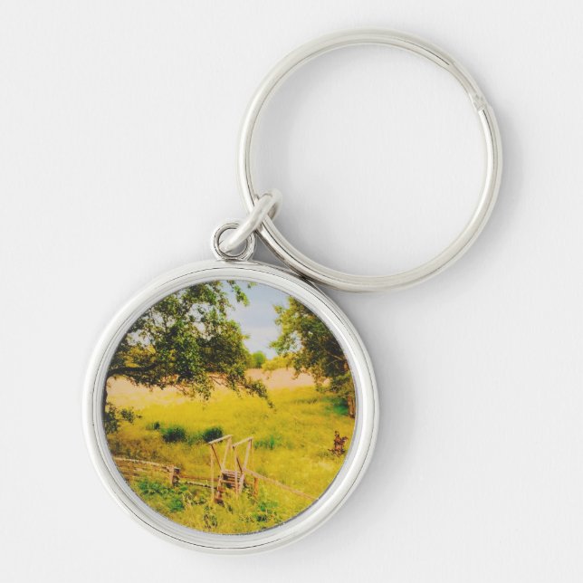 Gysinge Summer Field  Key Ring (Front)