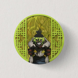 Gyutaro Upper Moon 6 3 Cm Round Badge