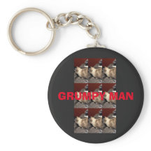 GZ & LTS - Grumpy Man (Back in Business) Keychain