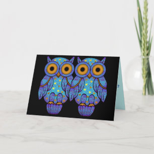 H00t Owl Halloween Greeting Card