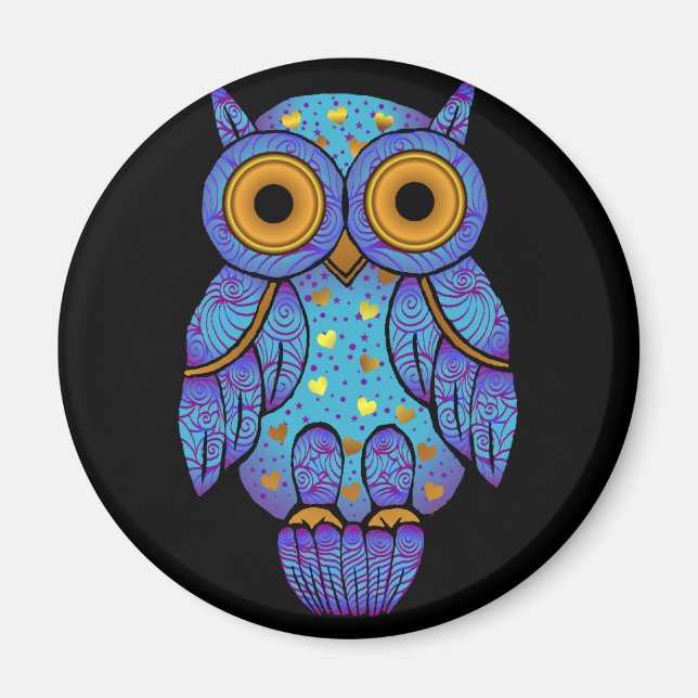 H00t Owl Midnight Madness Magnet (Front)