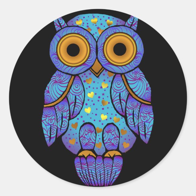 H00t Owl Midnight Madness Sticker (Front)
