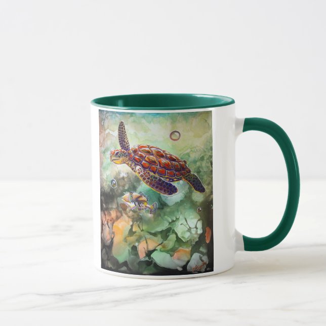 H1MZ, CBjork seaturtle Mug (Right)
