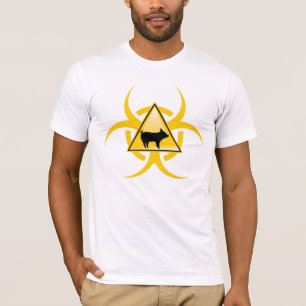 H1N1 Swine Flu Biohazard T-Shirt