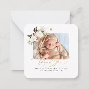 H2 Blush Roses Dragonfly Shower Thank You Card