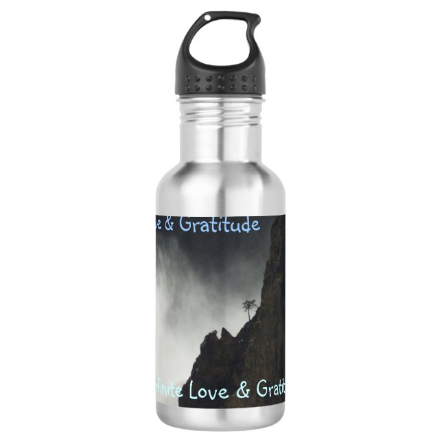 H2o Bottle- Love & Gratitude 710 Ml Water Bottle (Front)