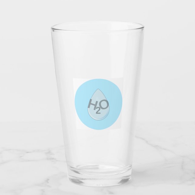 H2O Drop Glass (Front)