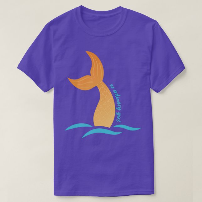 H2O No Ordinary Girl Mermaid Tail Wave Ocean T-Shirt (Design Front)