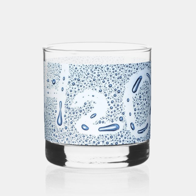 H2O Printed Personalised Rocks Glass (Front)