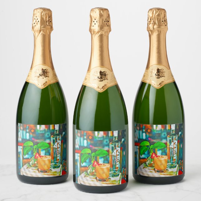 H2O SPARKLING WINE LABEL (Bottles)