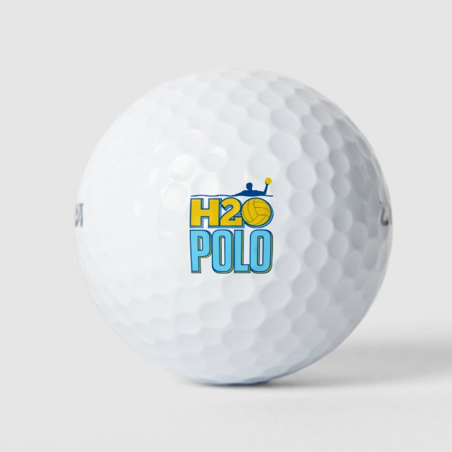 H2O Water Polo Golf Balls (Front)