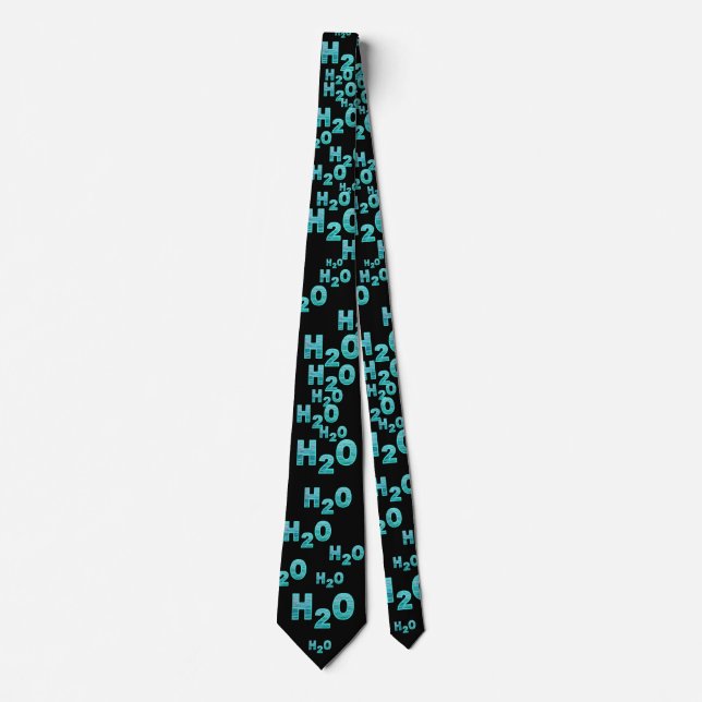 H2Oblk double Sided Tie (Front)