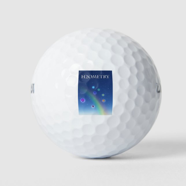 H2Ometry - Structured Water Golf Balls (Front)