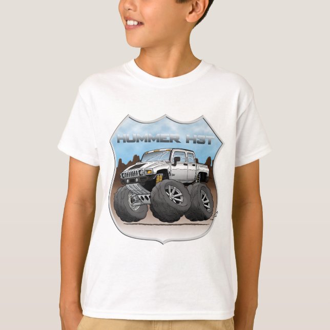 H3T_WHITE T-Shirt (Front)