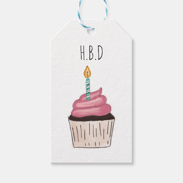 H.B.D  Gift Tags (Front)