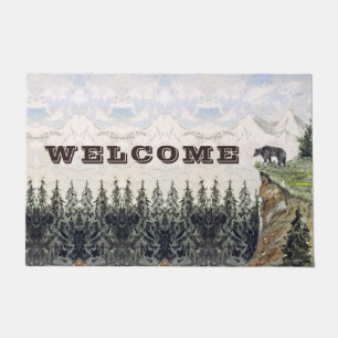 H. Bullock Webster - Bear on Cliff Doormat