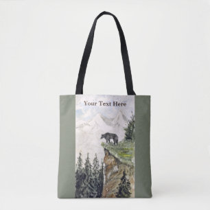 H. Bullock Webster - Bear on Cliff Tote Bag