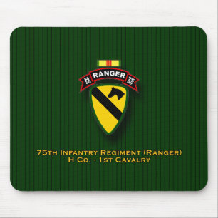 H Co, 75th Infantry - Rangers - 1st Cav - Vietnam Mouse Pad