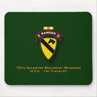 H Co, 75th Infantry - Rangers - 1st Cav - Vietnam Mouse Pad