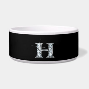 H "Diamond Bling" Pet Bowl