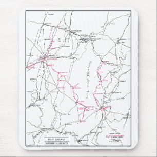 H&F System Map Mousepad
