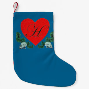 H for Hippos Small Christmas Stocking