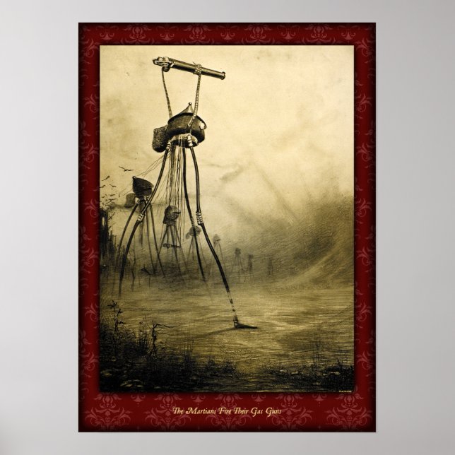 H G Wells War of the Worlds Poster 4 (Front)