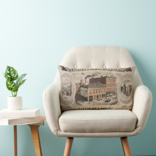 H.& H. Reiners Distillery Building In Brooklyn, Ny Lumbar Cushion