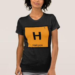 H - Halcyon Greek Chemistry Periodic Table Symbol T-Shirt