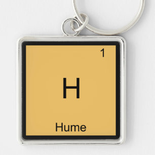 H - Hume Funny Element Chemistry Symbol T-Shirt Key Ring