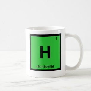 H - Huntsville City Chemistry Periodic Table Coffee Mug
